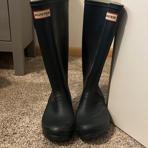 Hunter Classic dark blue Waterproof Boots